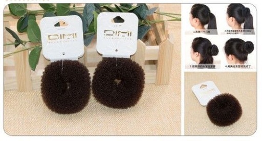 [8435452549906] Donuts para el cabello 6cm 12/u DM01003BB