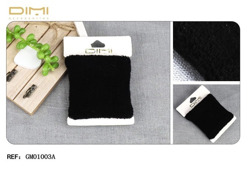 [8435452550452] Goma ancha negra (24 uds) - Accesorios de peinado y moda