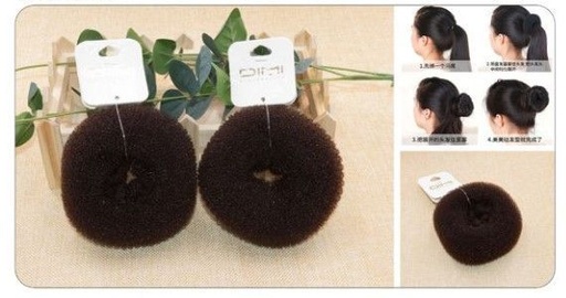 [8435452550964] Donuts marrón 11cm 12/u DM01002B para el cabello