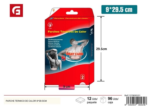 [137800531] Parche térmico de calor 9*29.5 cm - Productos de cuidado personal