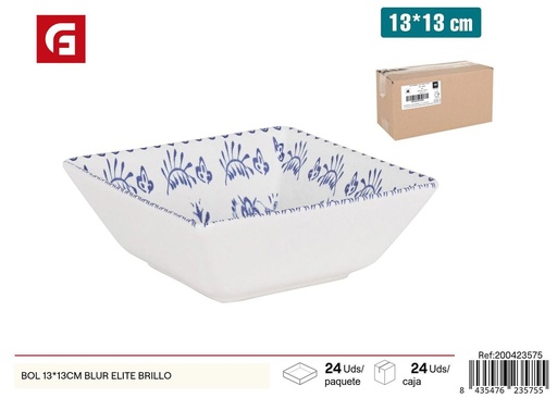 [200423575] Plato decorativo de vidrio 13*13cm - Vajilla decorativa