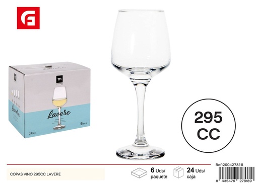 [A003370] Copa de vino 295cc LAVERE - Vasos de vidrio