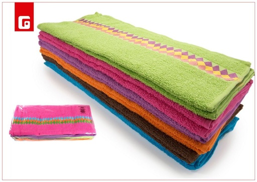 [130141273] Toalla color 50x90cm - Textiles del hogar, toallas de baño