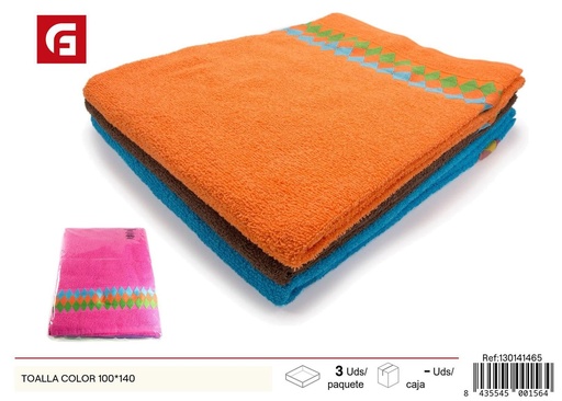 [130141465] Toalla color 100x140cm - Textiles para el hogar