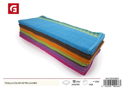 [130141693] Toalla color 50*90 lavabo - Textiles de hogar