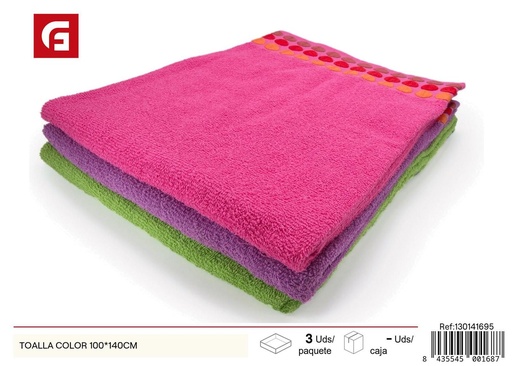 [130141695] Toalla color 100x140cm - Textiles para el hogar