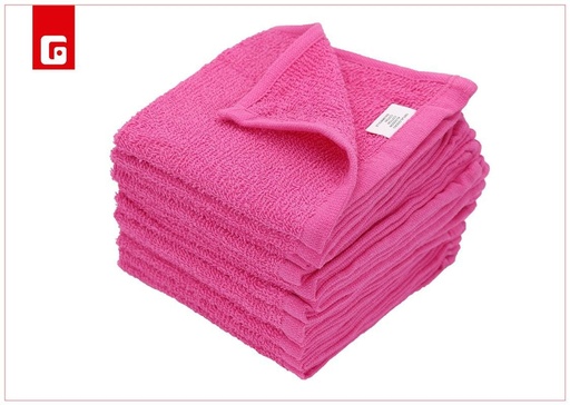 [130100187]  Toalla facial Roma 30*30 cm 300 g color rosa - Textiles para el hogar