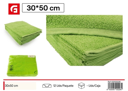 [130100226] Toalla kiwi 30x50cm - Textiles para baño