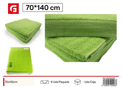 [130100228] Toalla kiwi de 70*140 cm - Textiles para el hogar