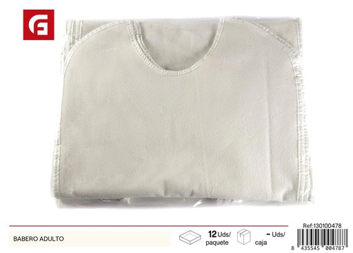 [130100478] Babero para adultos - Textiles para cocina y hogar