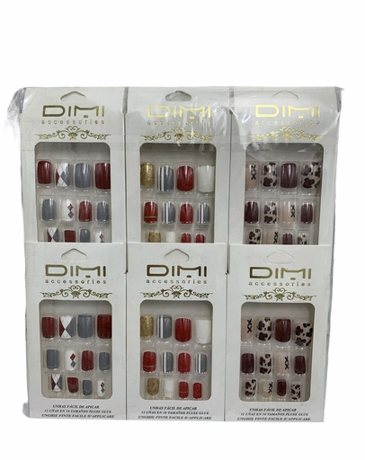 [8435560202106] Uñas Postiza 12 Uds - Uñas artificiales y productos de manicura