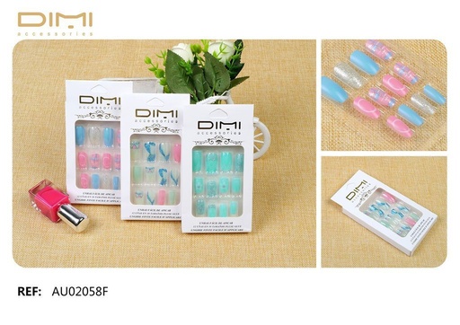 [8435560233520] Uñas Postizas 12 Uds - Uñas artificiales y productos de manicura