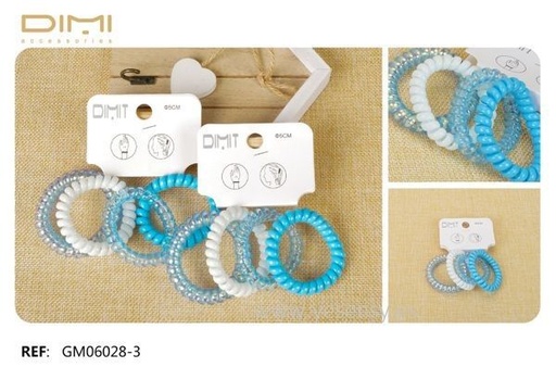 [8435560260793] Coletero Cable 12 Uds - Coletas y accesorios para el cabello