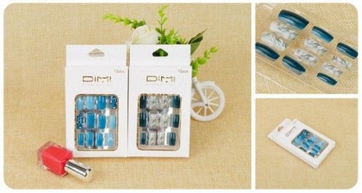 [8435560269710] Uñas postizas autoadhesivas - 12 unidades (AU04116-4 DM)