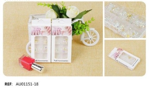 [8435560271447] Decoración de uñas 12/U AU1151-18 DM - Accesorios para uñas y decoración
