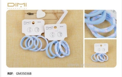 [8435560284201] GOMA 5CM 12/U - Gomas de Niños para Cabello 