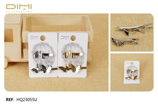 [8435560284454] Pinza fashion metal 12/u HQ23055U DM - Accesorios de cabello