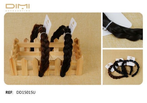 [8435560286243] Diadema trenza 12/u accesorios para el cabello