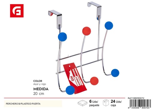 [188090072] Perchero de plástico para puerta