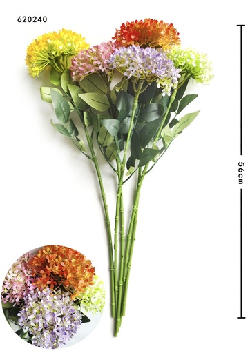 [620240混装ASST] Flores decorativas con diseño - Decoraciones