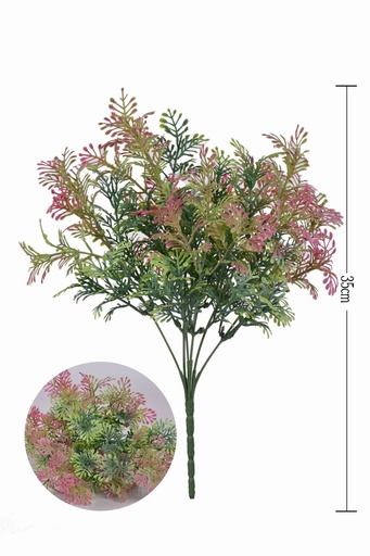 [620278] Ramo de flores con hoja silvestre 35 cm - Decoración floral