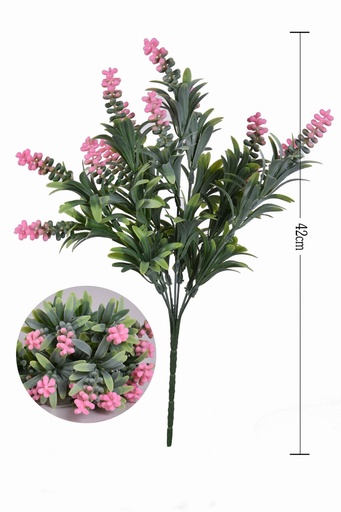 [620279] Planta artificial de eucalipto con 5 ramas 44cm para decoración