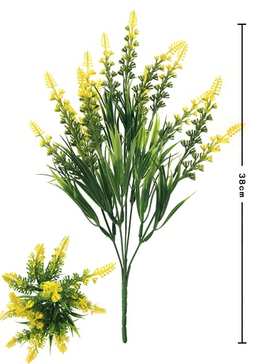 [620292-4] Planta artificial amarilla - Decoración artificial