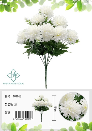 [6101068粉] Ramo de flor de tela 6101068 - Decoración con flores 