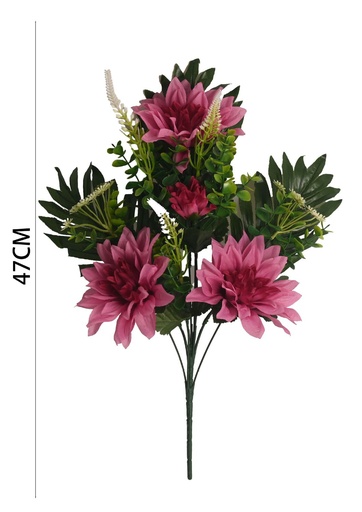 [6101071紫色] Ramo de flores de muerto en color blanco (6101071) - Ramo decorativo