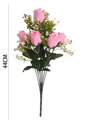[6101080浅粉] Ramo artificial 6101080 rosa claro - Flores para ocasiones especiales