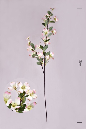 [630211浅粉] Vara decorativa flor de cerezo 95cm artificial