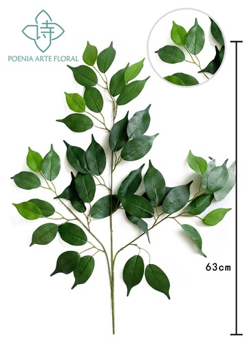 [630523] Rama de hoja de 56 cm - Decoraciones de flores artificiales