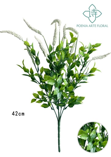 [630630-白色] Manojo decorativo de pimientos artificiales para decoración