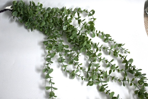 [630711深绿] Rama de eucalipto suave 11叉87cm para decoración