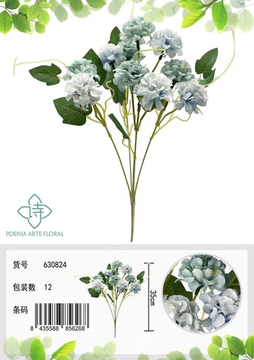 [630824白] Opción floral otoño 30 cm - Ramo decorativo
