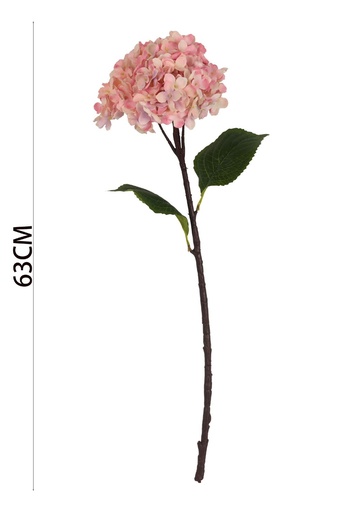[630946粉色] Vara de hortensia - 15 tenedores decorativos de flores