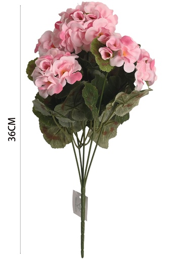 [630977浅粉] Ramo de flores de hibisco de 5 cabezas light pink para decoración del hogar