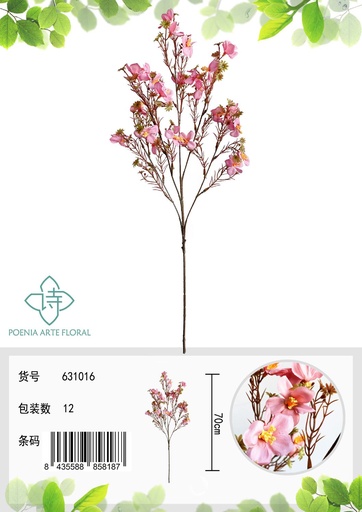 [631016粉] Flores artificiales de ciruelo - Decoraciones