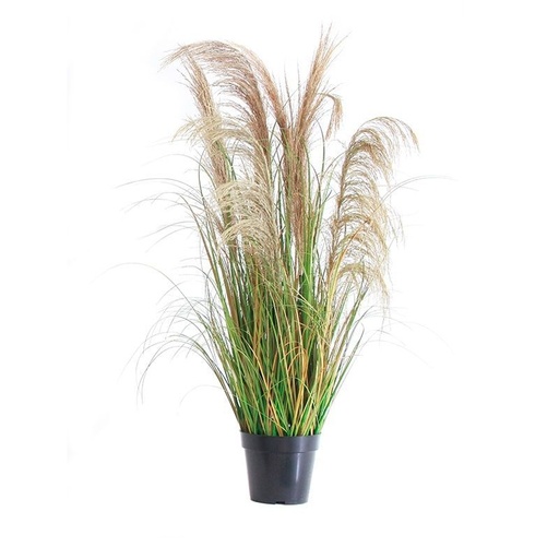 [631232-660-SSPZ-7头天然芦苇盆景-SKCL-77- 110CM 实物图] Planta artificial de caña natural en maceta 110cm para decoración del hogar