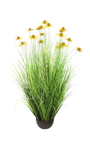 [631238-801-SSPZ-17头菊花盆景-SKCL-1- 120CM] Maceta con margaritas artificiales 120cm