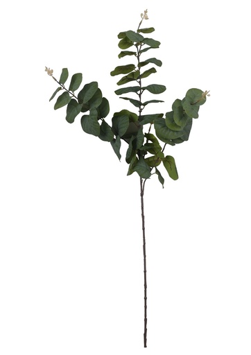 [631244浅绿] Hoja artificial con ramas doradas 81cm para decoración