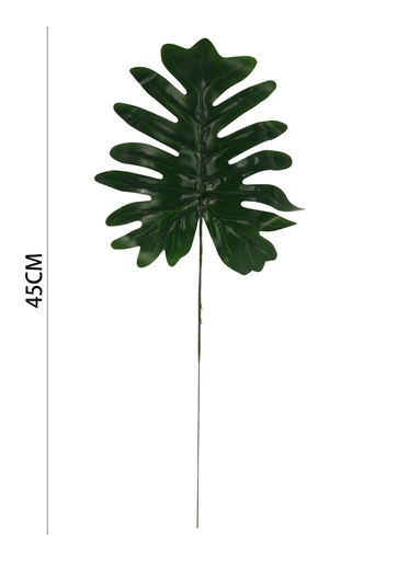 [631280-8435588860845] Rama de hoja verde artificial - Decoración de plantas artificiales