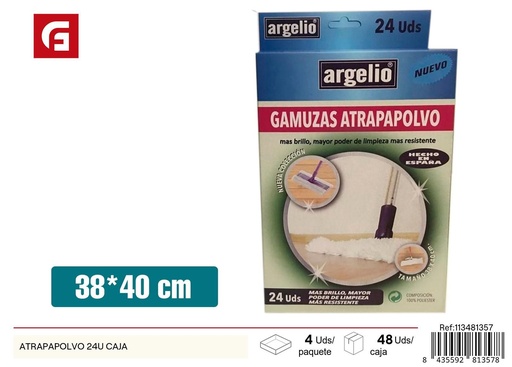 [113481357] Gamuza atrapapolvo 24 unidades en caja - Producto de limpieza
