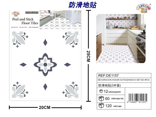 [DE1157] Decoración cenefa para cocina y baños 13x37cm - Decoraciones para azulejos