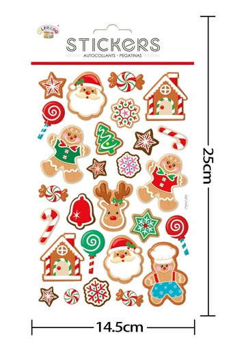 [NV9449] Sticker decor 14.5x25cm para manualidades