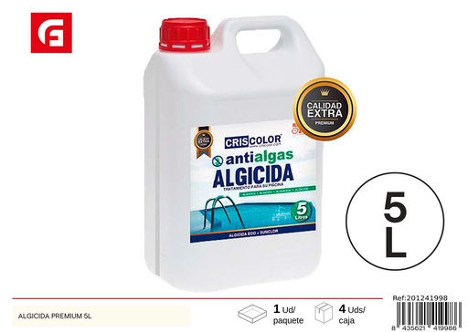 [201241998] Algicida premium 5L para piscinas