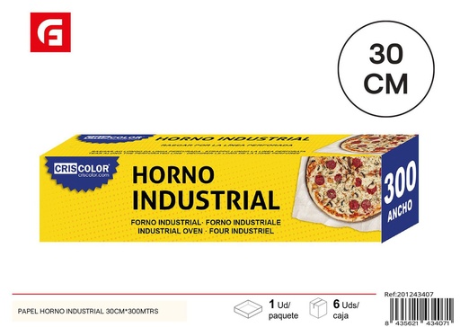 [201243407] Papel para horno industrial 30cm x 300m - Utensilios de cocina
