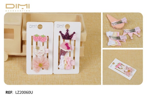 [8435693823285] Pack pinza niña 12/U - Accesorios de cabello