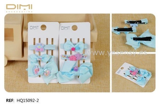 [8435693825678] Pack de pinzas 12/U HQ15092-2 DM - Accesorios para el cabello