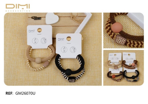 [8435693829911] Pack de gomas para el pelo 12/u GM26070U para accesorios de cabello